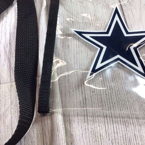 Dallas Cowboys, Clear Lanyard/Ticket Bag With Zipper - Picture 6 of 12